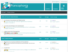 Tablet Screenshot of francophonia.net